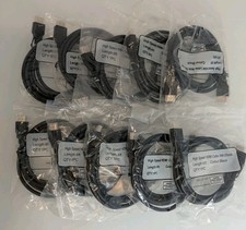  25-Pack HDMI 6FT CABLE 24K GOLD PLATED 4K TRIPLE SHIELD ARC Type A