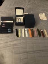 Orologio Philip Stein Teslar 32mm quarzo lunetta diamantata e 12 cinturini leggi descrizione