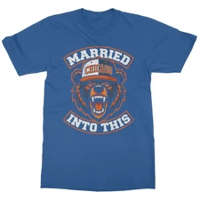 Chicago Inspired Married Into This - Bear Tribute Unisex T-Shirt