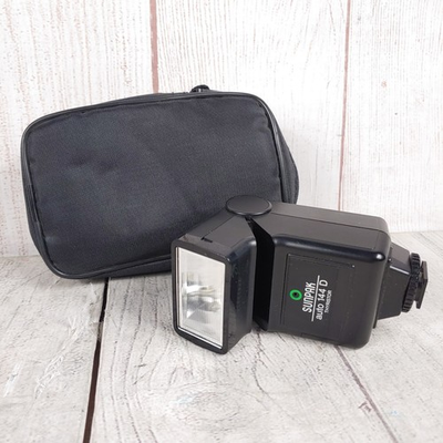 #ad #ad Sunpak Auto 144D Thyristor Flash Multi dedicated TTL w Case Bag TESTED $12.95