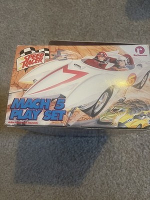 SPEED RACER 15'' MACH 5 Play Set With Chim Chim & Spridle 1999 ReSaurus NEW MIB