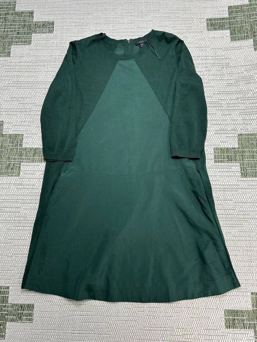 cos sage green dress Sage Green Satin Column Devin Maxi Dress main image 1