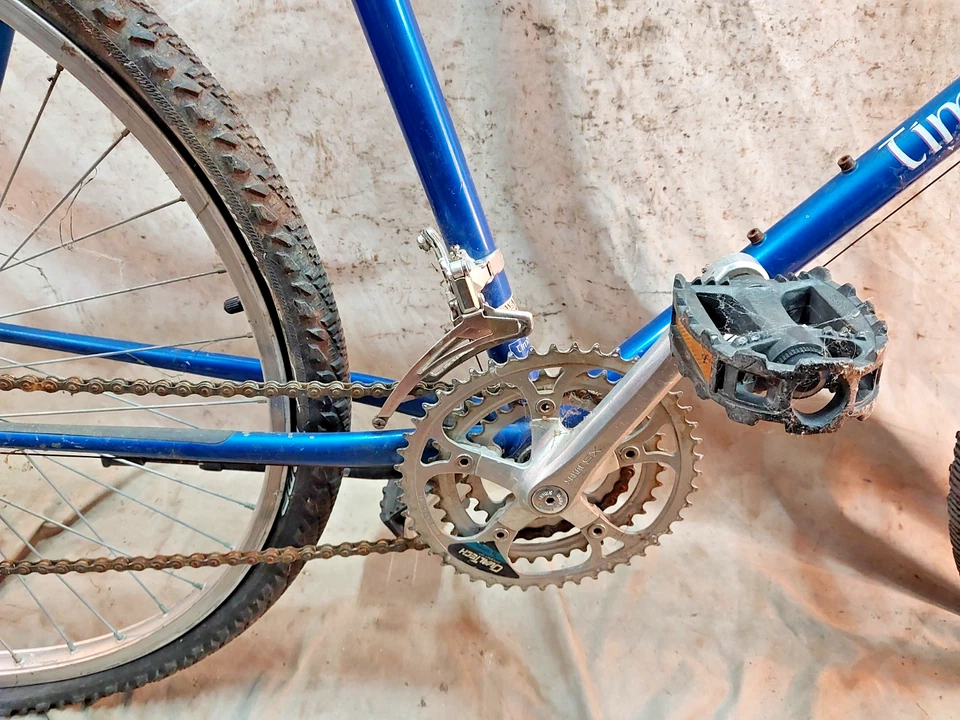 1987 Timberlin Crossroads MTB Bike 21" XLarge Hardtail Rigid Chromoly Steel Blue - Bild 4 von 4