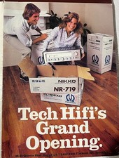 Tech Hifi Grand Opening Flyer (for Brooklyn store) 1981.