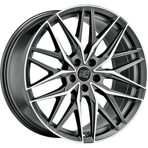"Felge Legierung FüR Mercedes GLK 9,5J20 \" 5X112 50 73 MSW 50 Matt GUN Metal F"-image