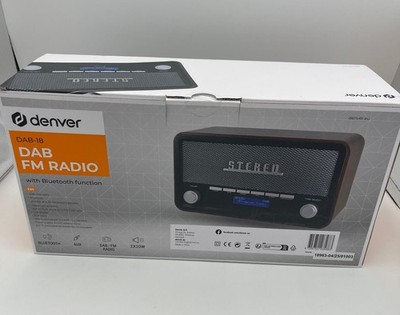 Denver DAB-18: Nostalgie trifft Technik. DAB+, FM & Bluetooth im edlen Holz-Desi