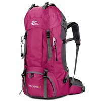 Wanderrucksack Outdoor Sport Reisen Klettern Camping Wasserdicht 60L Regenschutz