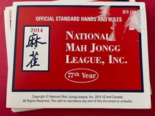2014 Mah Jongg Official Standard Hands & Rules National Mah Jongg League