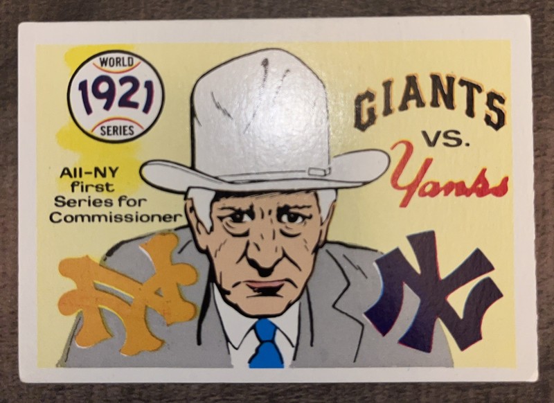 1970 Fleer World Series 1921 - Kenesaw Landis #18 Vintage Rare VG-Ex+