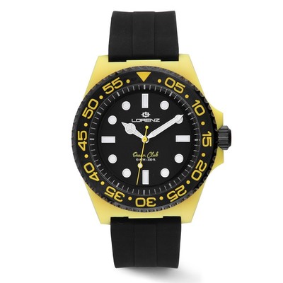 Lorenz Ocean Club   Herren Uhr TR90 Gelb Silikon (30268EE)
