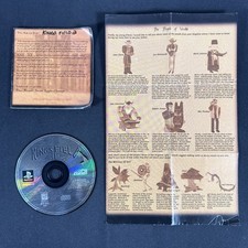Kings Field II - PlayStation 1 PS1 Disc Warranty Card Poster