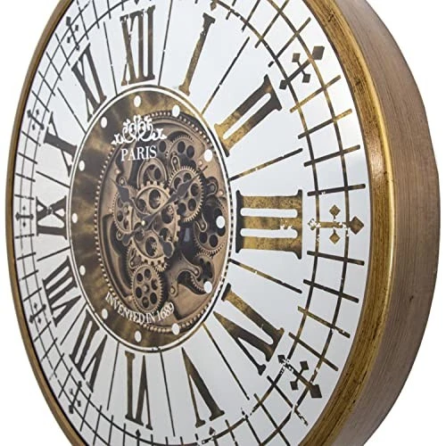 Yosemite Home Decor Metal Gears Wall Clock - Thumbnail 4