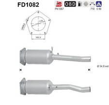 PARTIKELFILTER FÜR VW SHARAN (7M8, 7M9, 7M6) - AS FD1082