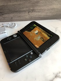 New Nintendo 3DS XL Gray/Black Console Pok&eacute;mon Bundle TESTED - TOP IPS SCREEN