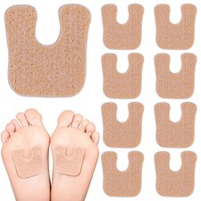 36 Pieces U Shaped Felt Pads Horseshoe Metatarsal Pads Forefoot Foot Pads Pai...