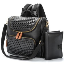 Diaper Bag Backpack, Small Diaper Backpack for Mom with Changing Station, Sty...