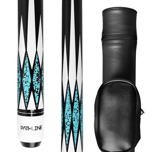 PLN Pool Cue Kit - 58 inch Canadian Maple Billiard Pool Stick and Hard Case (...