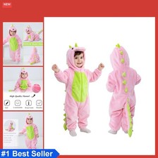 Baby Animal Costume One-Piece Romper Jumpsuit Toddler Fleece Hooded Zipper Long