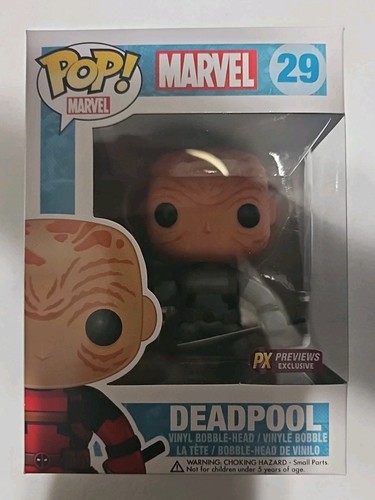 Retired New Funko Pop! Marvel PX Exlcusives Deapool Unmasked #29 X-FORCE BUNDLE - Picture 2 of 8