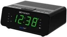 Dual Alarm Clock Radio with AM FM and LED Display