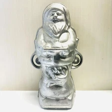 Vintage Santa Claus Saint Nick Cake Candy Mold Metal
