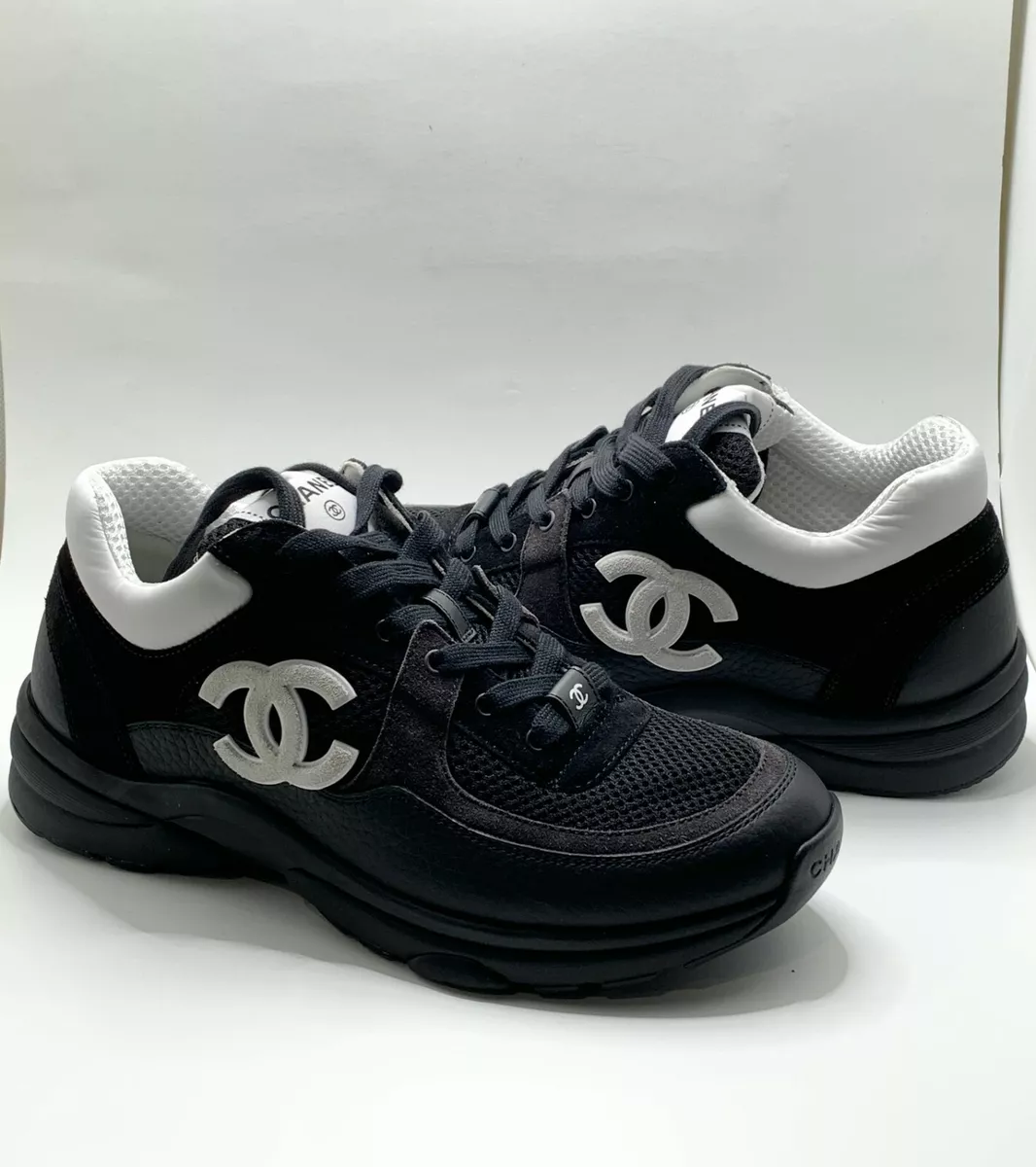 chanel gray sneakers 10