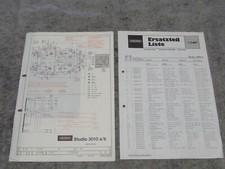 Schaltplan für Stereoanlage Grundig Studio 3010a/b