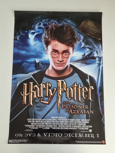 2004 Harry Potter and the Prisoner of Azkaban dvd poster 98cm x 68cm Australia - Bild 1 von 7