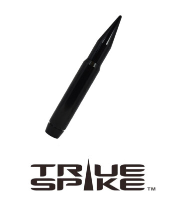 TRUE SPIKE 7'' FAT BULLET ANTENNA BLACK FOR 2007-2020 CHEVY SILVERADO 2500 3500
