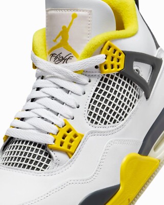 Size 8.5 - Air Jordan 4 Retro Vivid Sulfur W for sale online | eBay