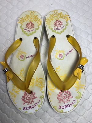 BCBG Girls Women's Wedge FlipFlop Sandals Size-8 B