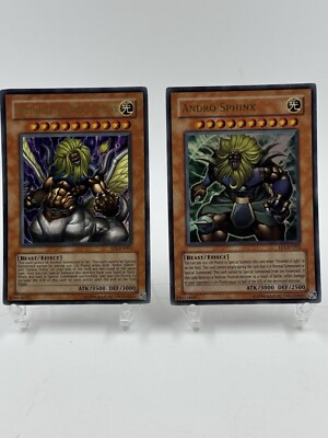 Yu-Gi-Oh! EP1-EN001, 002- Andro Sphinx & Theinen the Great Sphinx NM/LP