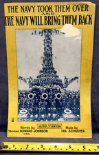 The Navy Took Them Over and The Navy Will Bring Them Back sheet music
