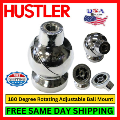 Hustler C-32 180 Degree Ball Mount Rotation Heavy Duty CB Antenna 2.5'' Tall Kit