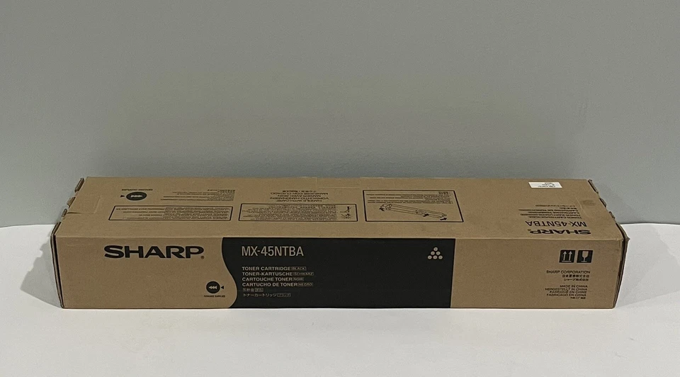 Genuine Sharp MX-45NTBA Black Toner Cartridge for MX-3500N. MX-3501N - NEW - Image 2 of 4