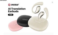 AI Translator Earbuds, Real-Time Translation, 144 Languages, HD Audio, Comfortab