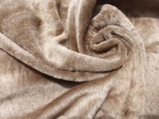 sheepskin shearling leather Ultrathin hide Light Brown Silky Hair w/Smooth back