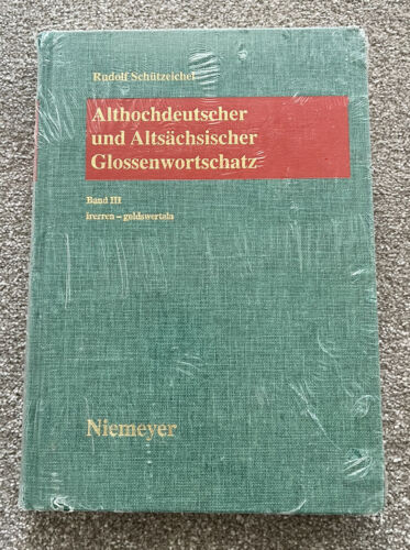 Althochdeutscher und Altsächsischer Glossenwortschatz Band 3 | Rudolph Shutzeich - Imagen 1 de 5