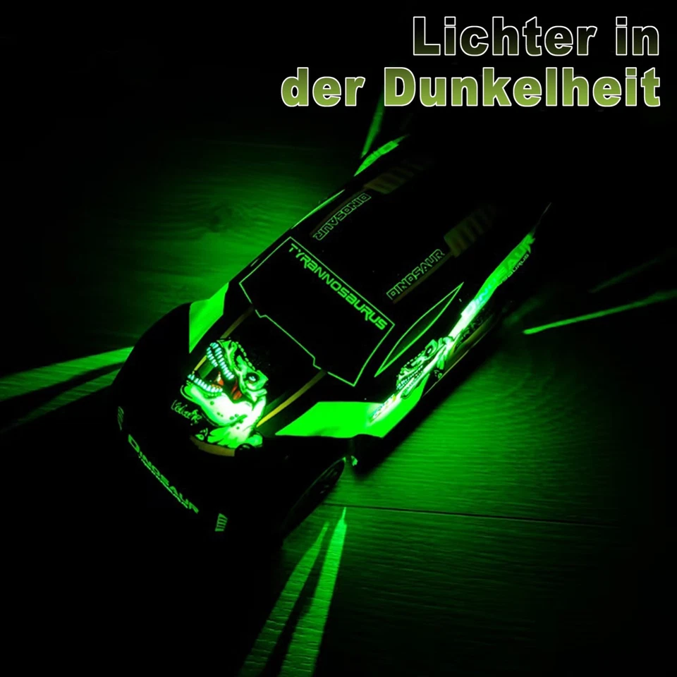 RC-Auto Ferngesteuertes Dinosaurier Auto ab 3 4 5 6 8 Jahre, RC Drift Car 1:18 - Bild 2 von 4