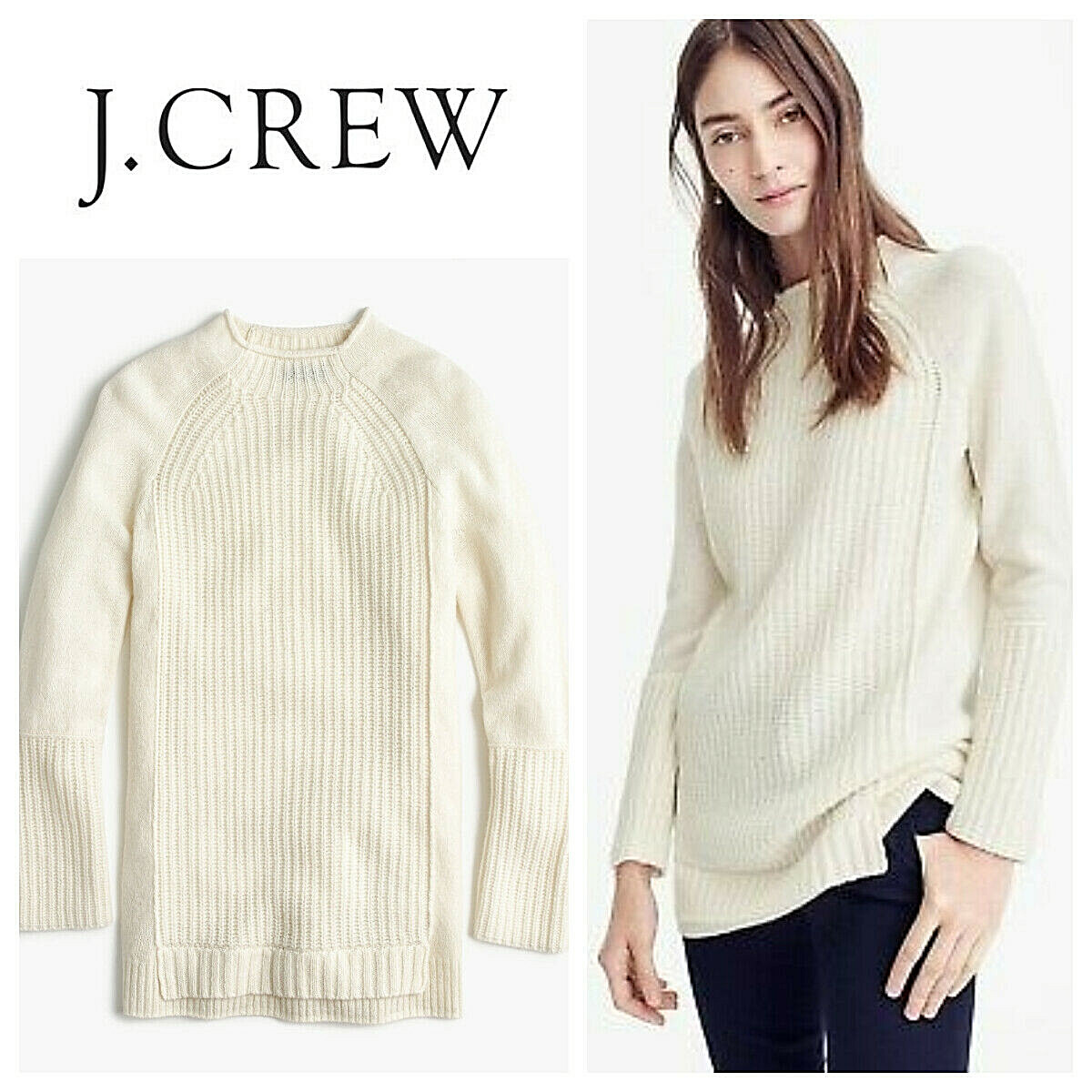 j crew tunic sweater