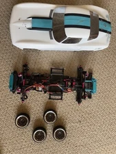 Sakura CS sport drift car, 1967 corvette, RWD, 19T brushed, ESC, steering servo