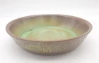 Vintage Frankoma Pottery Mayan Aztec Serving Bowl Prarie Green X-Cond 8.25"