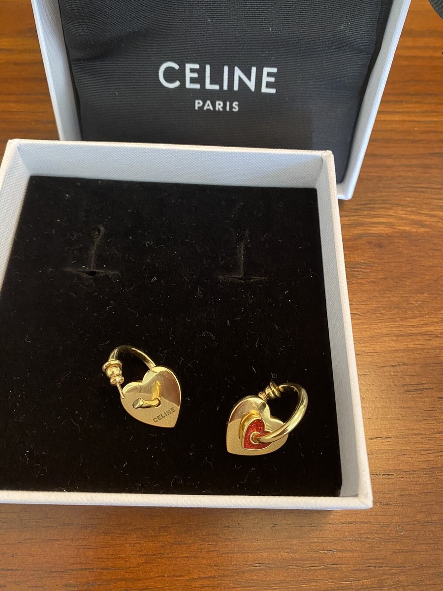 ★送関込み★ CELINE Coeur Celine Heart Earrings s-l1200.jpg