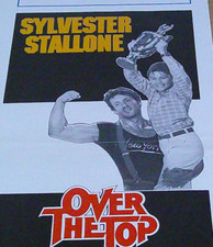 "Over the Top"   Sylvester Stallone ITALIAN LOCANDINA 13x28" 1987 fine