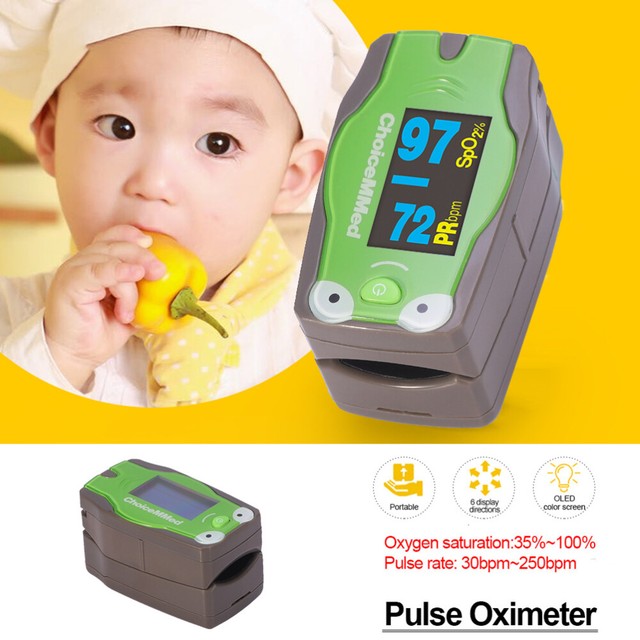ChoiceMMed Oximeter Pediatric Fingertip Kinderpulsoximeter OxyWatch