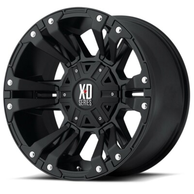 XD XD822 Monster II 17x9 5x5.0 Matte Black Wheel 17'' -12mm Rim