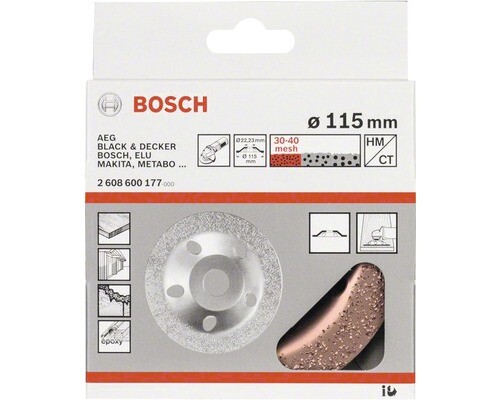 Carbide-Topfscheibe 115 x 22,23 mm;fein, flach - Bild 5 von 5