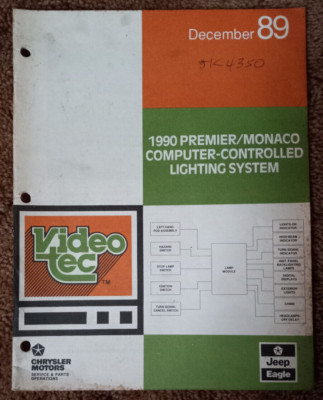 1990 Videotec Eagle Premier/Monaco Computer Controlled Lighting System - Used