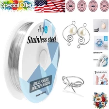 Versatile 120 FT 18 Gauge Stainless Steel Wire for Jewelry, Beading, & Sculpting