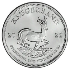 1 oz Silver Krugerrand Coin | .999 Fine Silver Coins